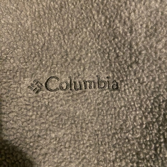 Columbia Jacket Women Extra Large Gray Fleece Sweater Coat Layer Full Zip Ladies - Picture 3 of 4